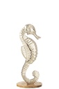 Hippocampe sur socle en aluminium