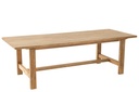 Table à manger rectangulaire en bois de manguier