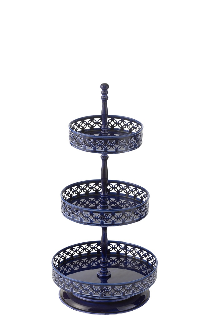 Plateau à gâteaux Nag Iron Blue