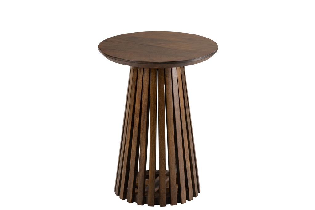 Table Vincent en bois de manguier marron
