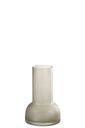 Vase/Bougeoir Yara Glass Greige Petit