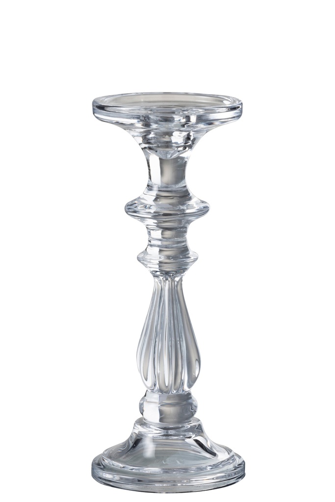 Candlestick/Candle Holder Tibo Glass Transparent