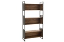 Shelf Rustik Recycled Wood/Metal Black/Natural