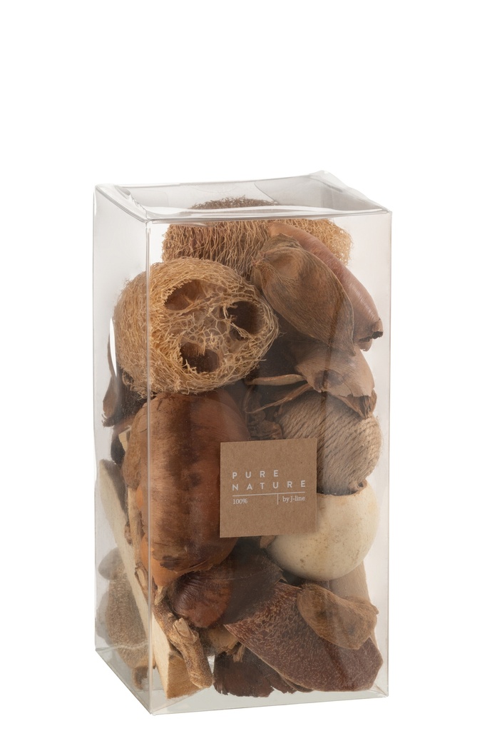 Box Dried Nuts Brown