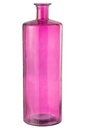 Vase Bouteille Verre Rose Grand