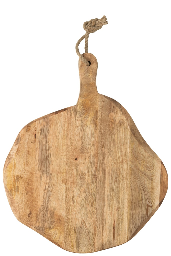 [32070] Cutting Board Round Organic Wood