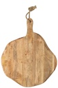 Planche à découper ronde en bois biologique