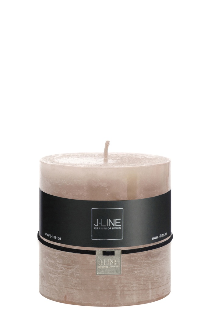 Bougie cylindrique Sable -64H J