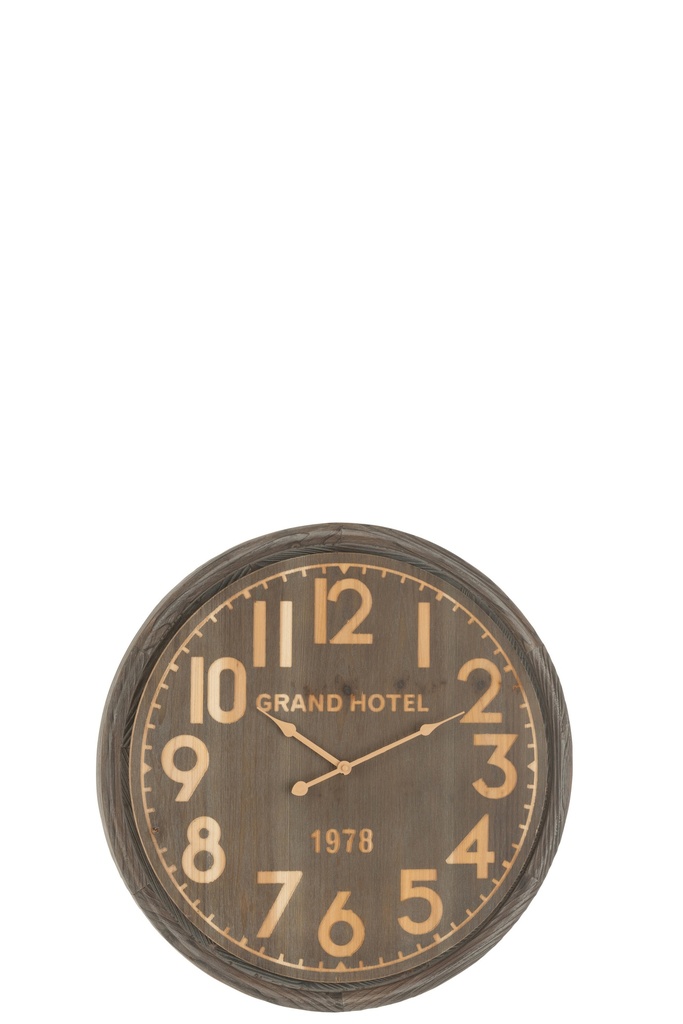Horloge murale Grand Hôtel MDF