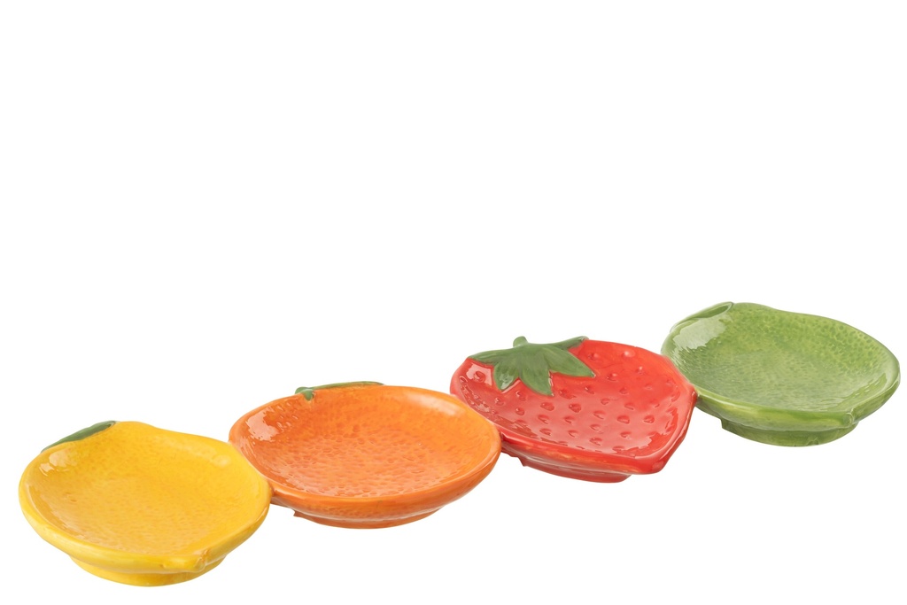 Assiette de service Fruits Dolomite Mix