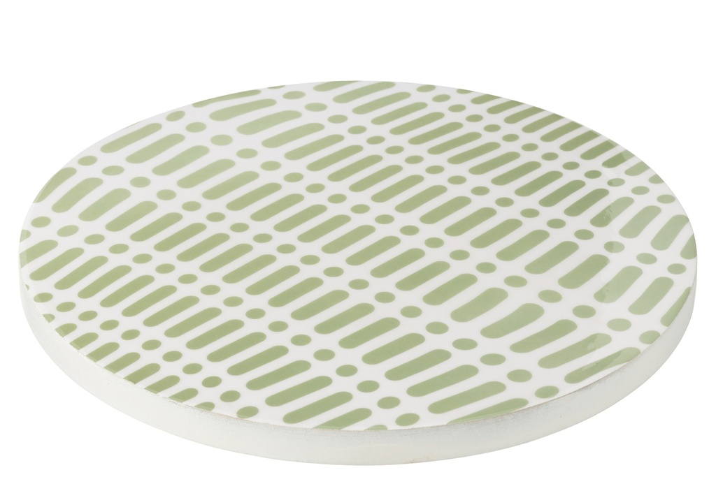 Tray Turning Round Mango Wood