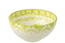 Bowl Granada High Ceramic White/Green