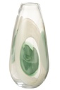 Vase Livy Verre Vert/Blanc/Transparent Grand