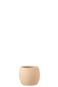 Flowerpot Enya Ceramic Beige Small