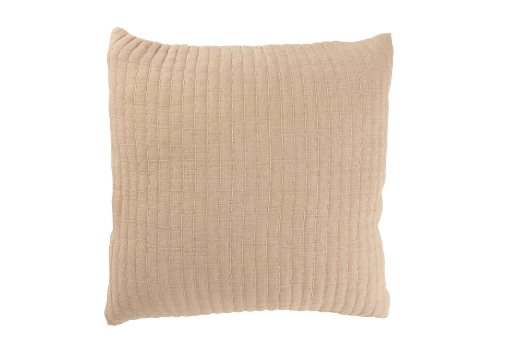 Coussin Teddy Lines Couture Coton/Polyester