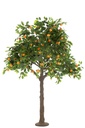 Orange Tree Pot Artificial Green