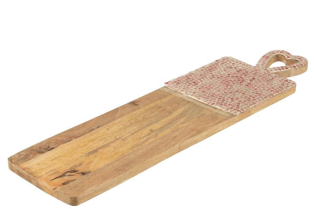 Serving Board Heart Mosaic Long