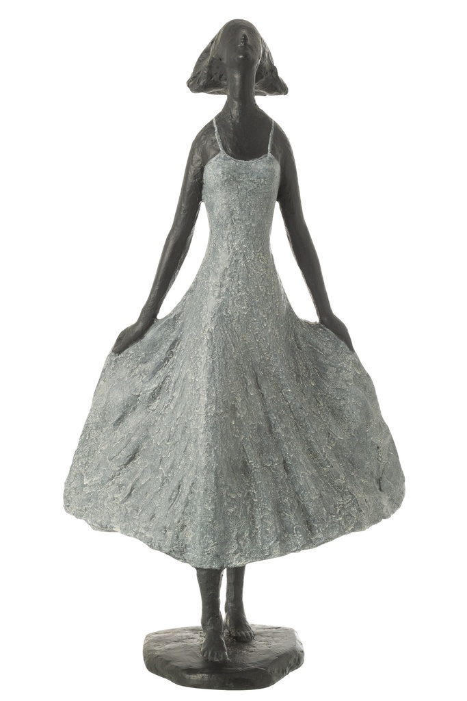 Girl Looking At Sky Resin