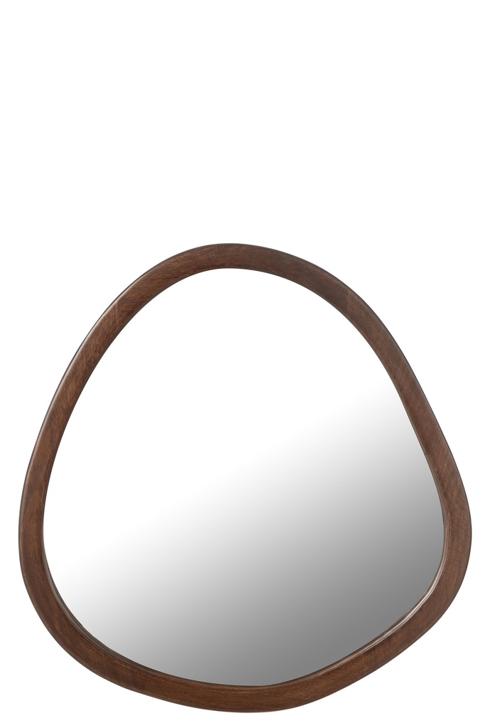 Miroir Whisp Bois de manguier/MDF Marron