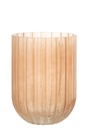 Vase Yoni Glass Peach Medium