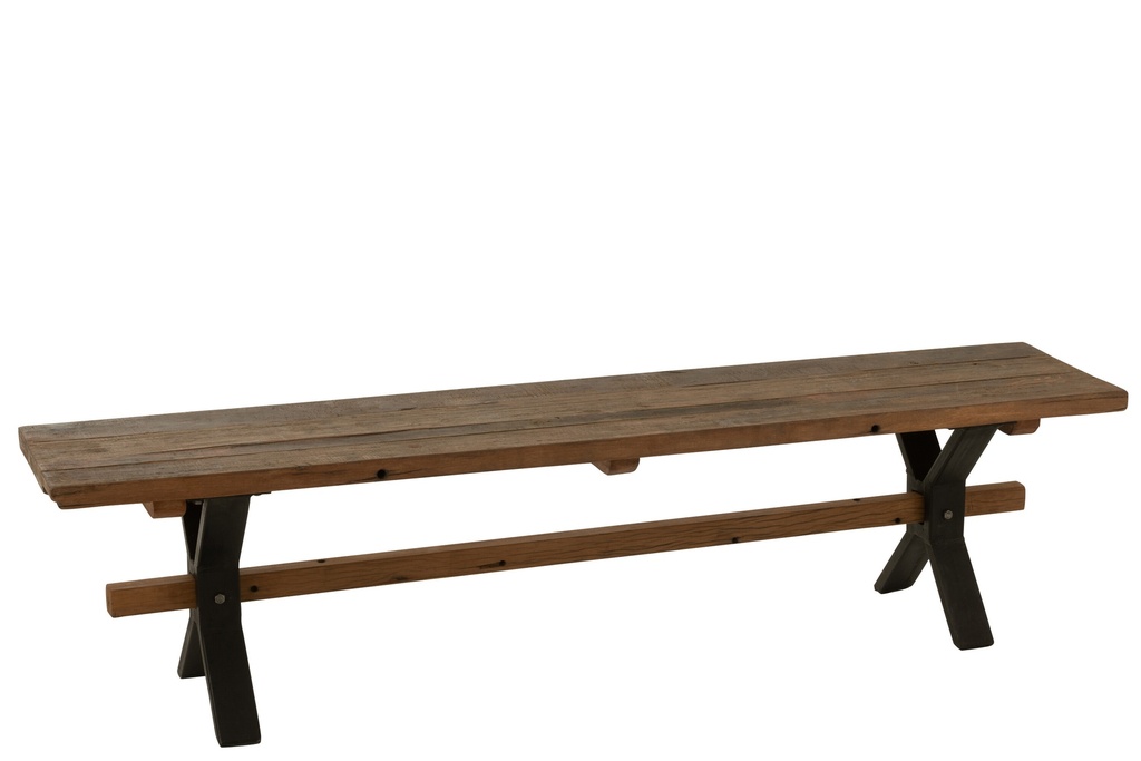 Banc Vintage Bois Marron