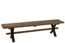Bench Vintage Wood Brown