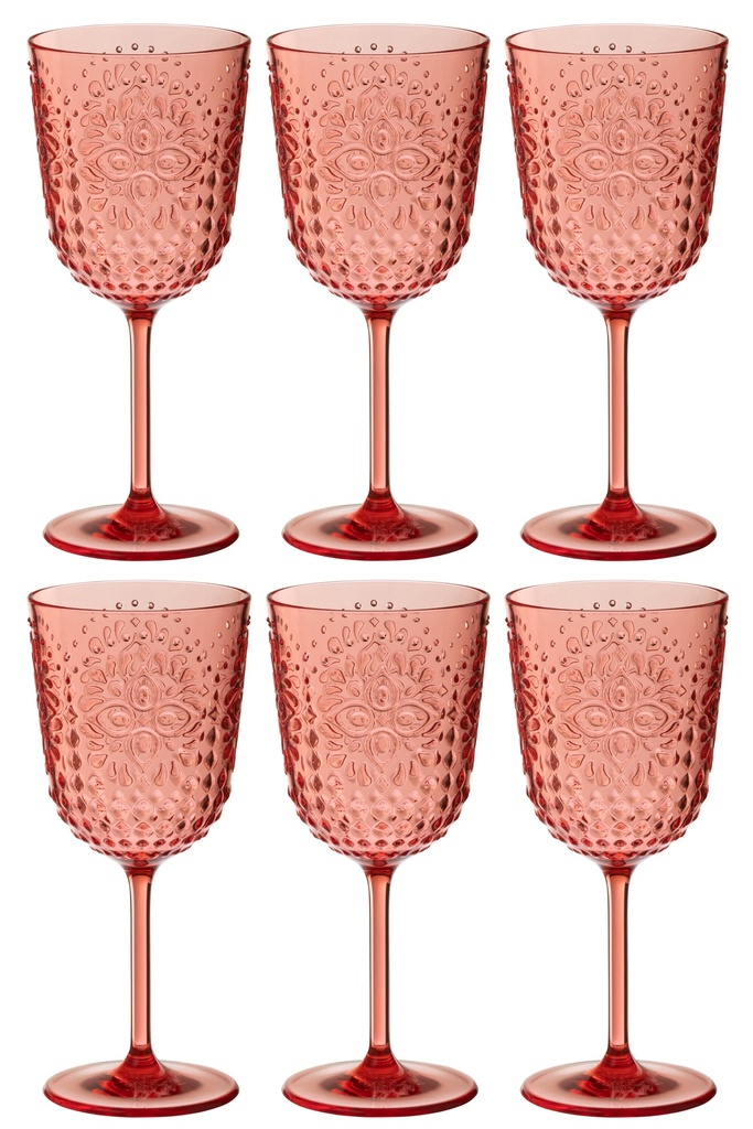 Coffret de 6 verres à vin