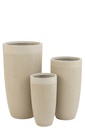 Lot de 3 vases ronds hauts