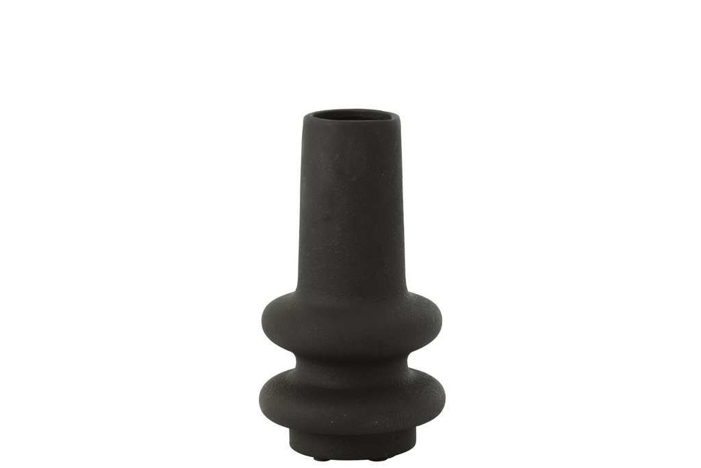 Vase Lyra Argile Noir Petit