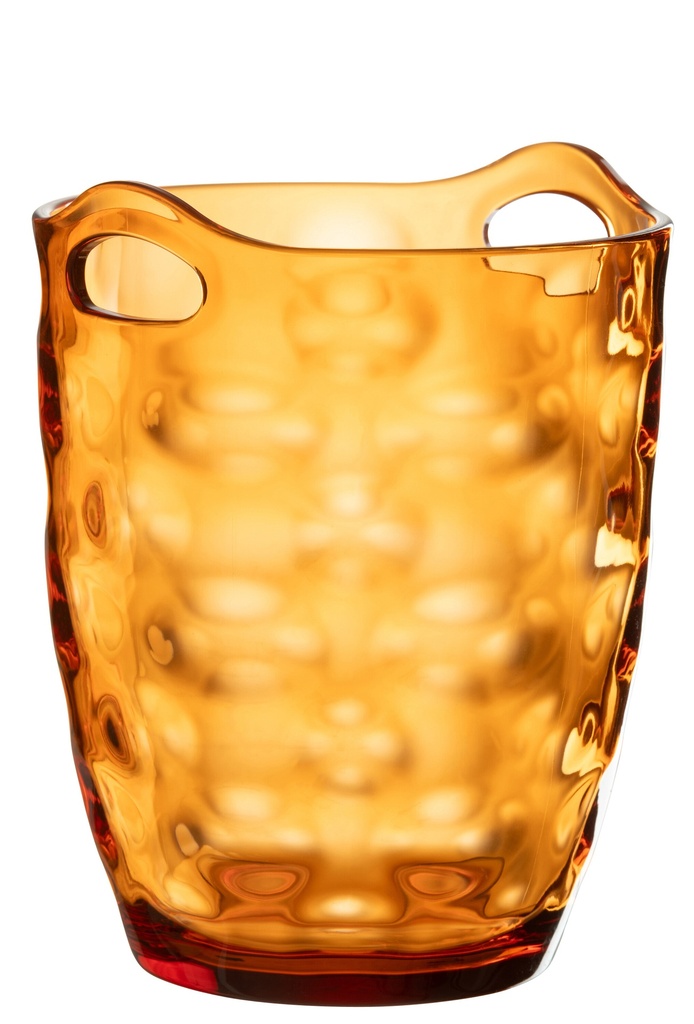 Ice Bucket Leonard Plastic Orange
