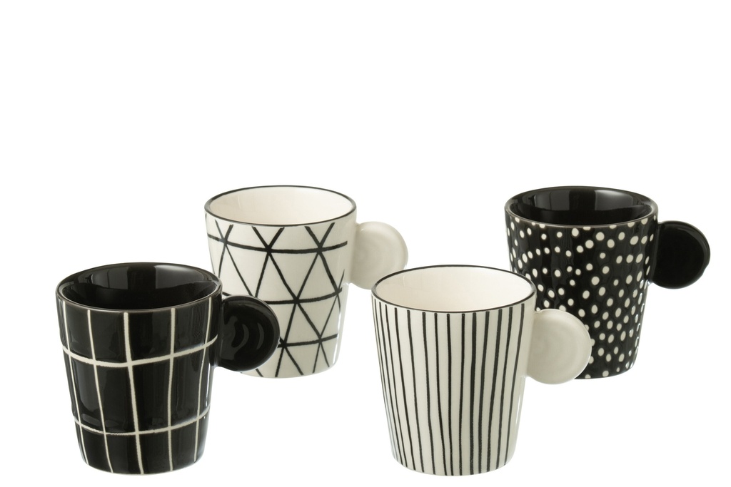 Coffret de 4 tasses à café