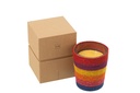 Scented Candle Basket Wax Rainbow