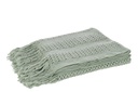 Plaid Knitted Acrylic Light Green