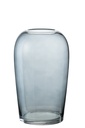 Vase Oeuf Verre Gris Grand
