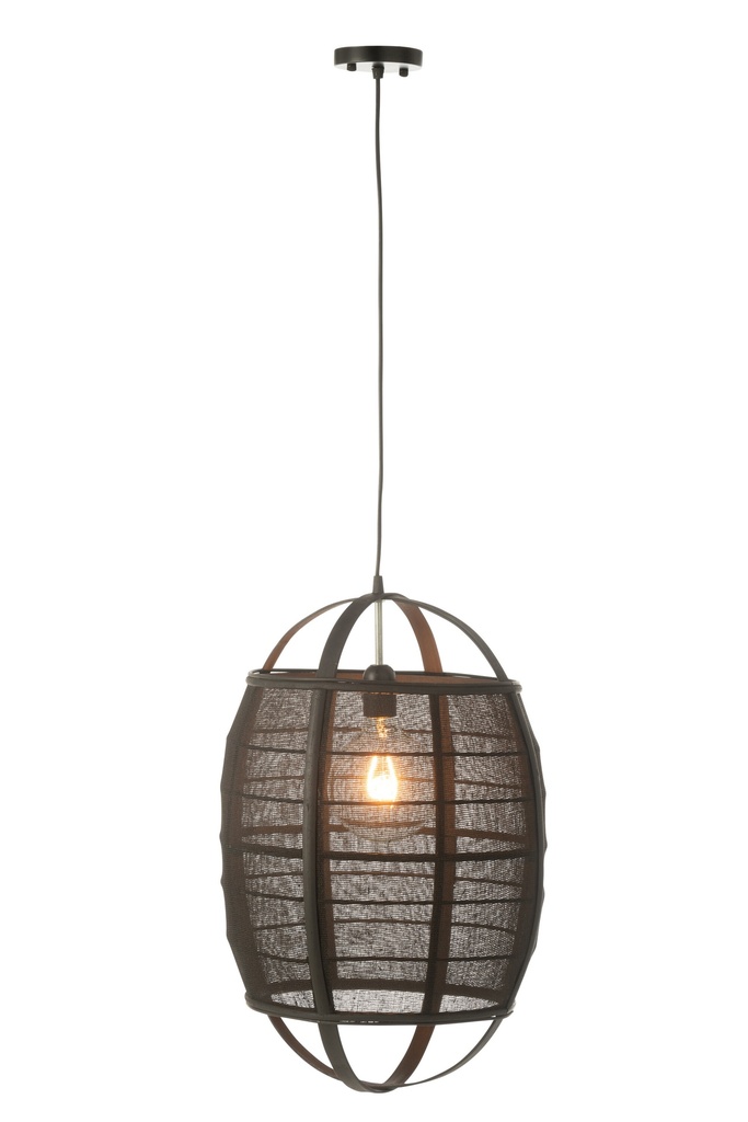 Lampe suspendue Ion Lin/Bambou Noir