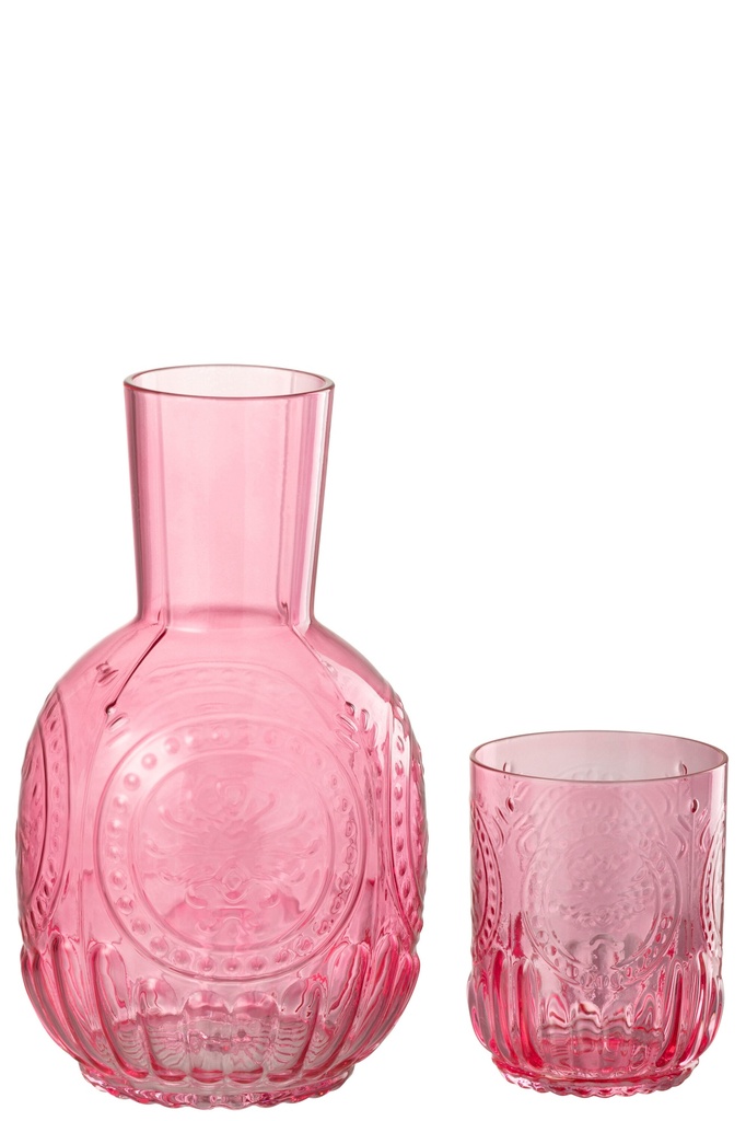 Carafe+Verre Maya Glass Fushia