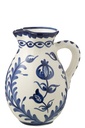 Pitcher Granada Ceramic White/Cobalto Blue