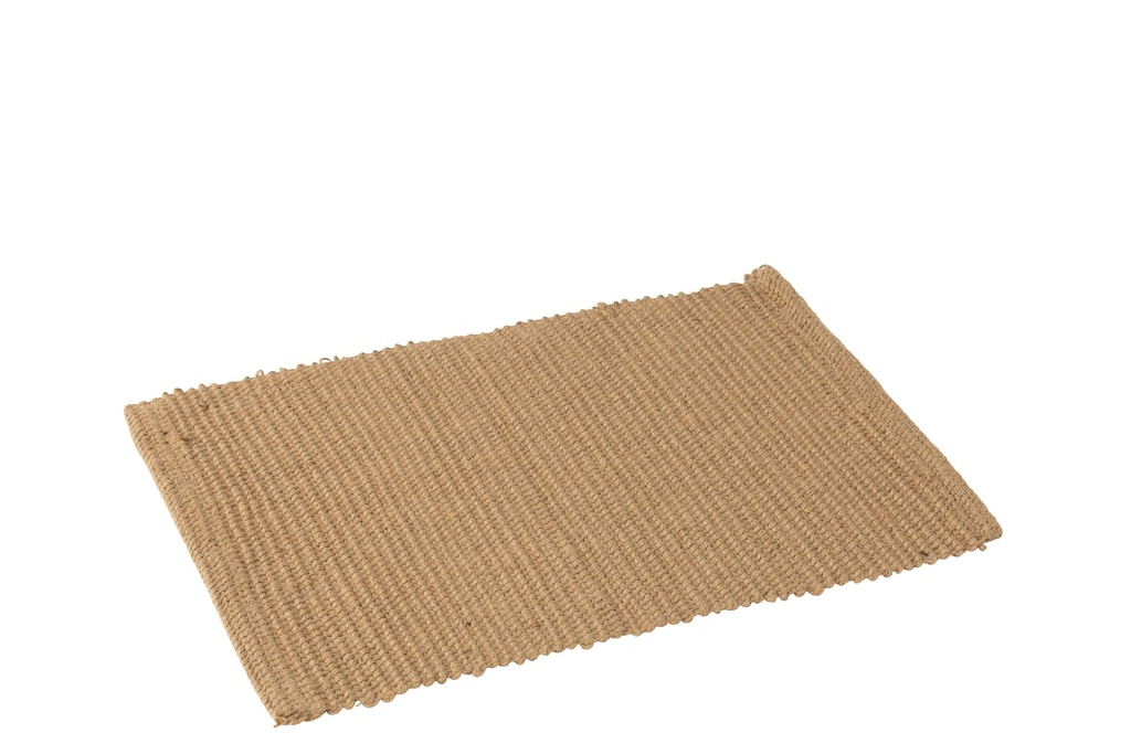 Set de table rectangulaire en jute naturel