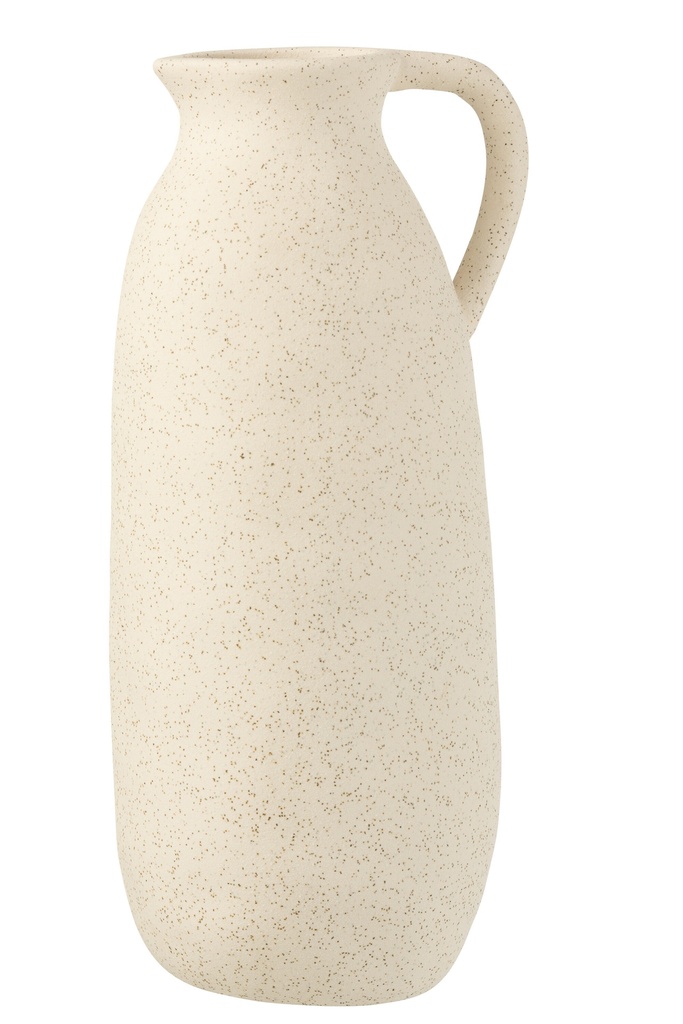 Vase Pichet Céramique Beige Grand