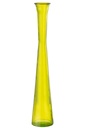 Vase Tube Verre Jaune