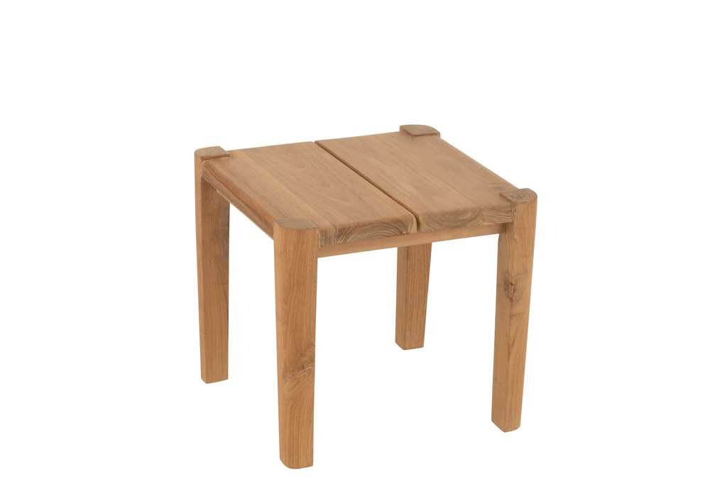 Table d'appoint Bruce en teck naturel