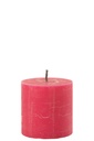 Outdoor Candle Pillar Paraffin Pink