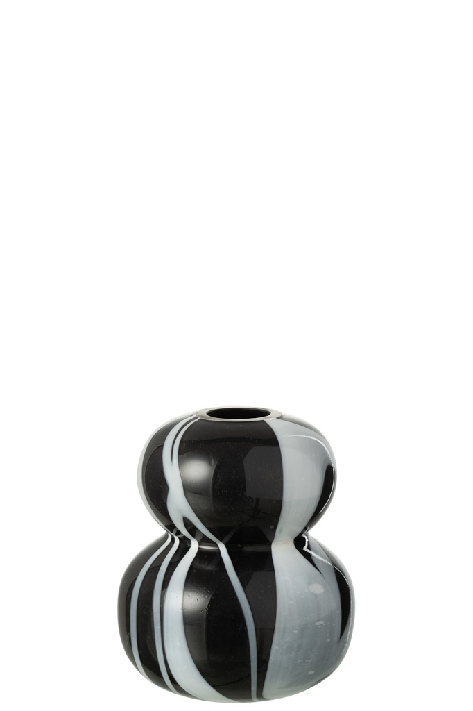 Vase Boules Effet Fumée Verre