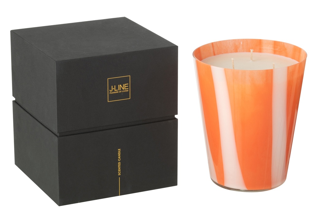 Scented Candle Noa Lines Orange