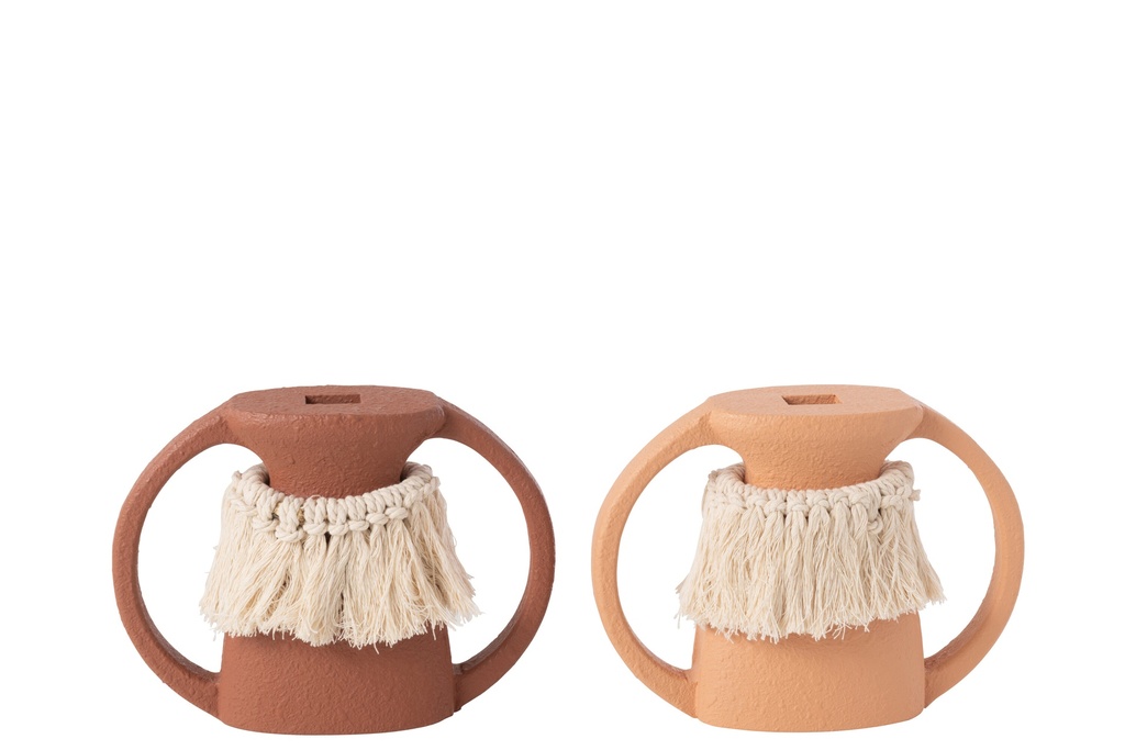 Vase Decoration Poli MDF Brown/Natural