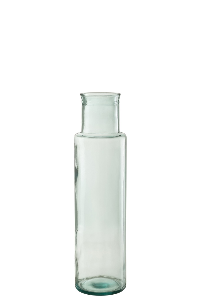 Vase Cylindre en Verre Recyclé Grand