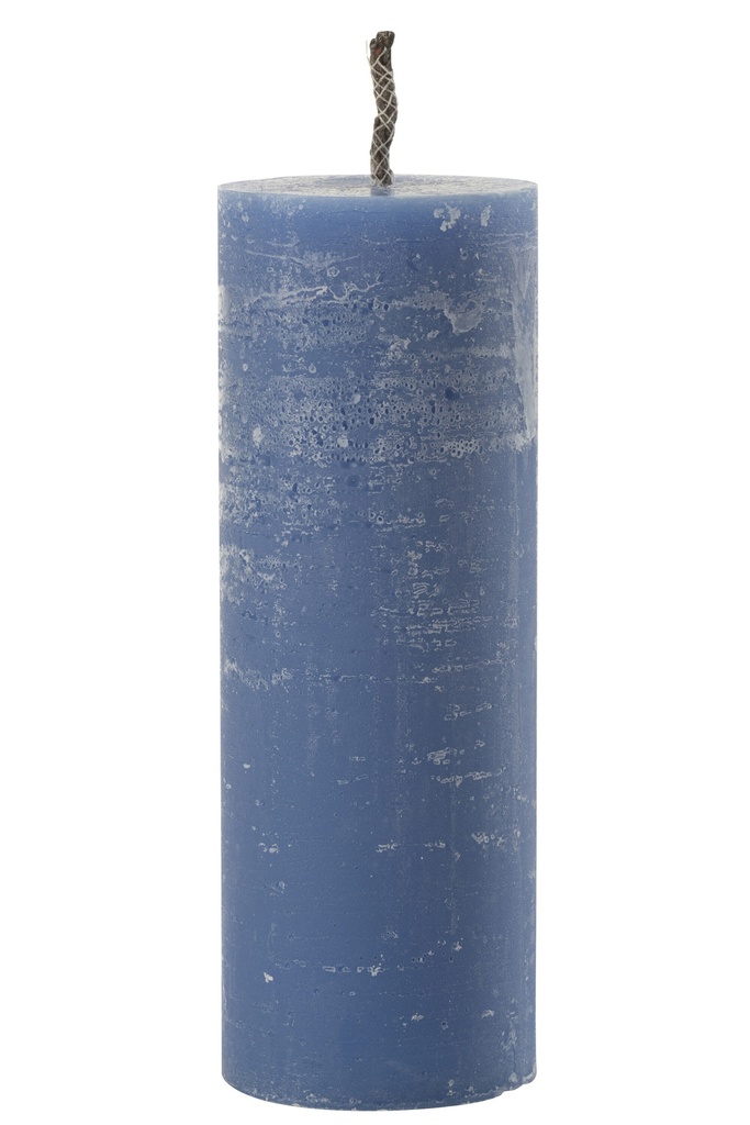 Bougie pilier d'extérieur Paraffine Bleu