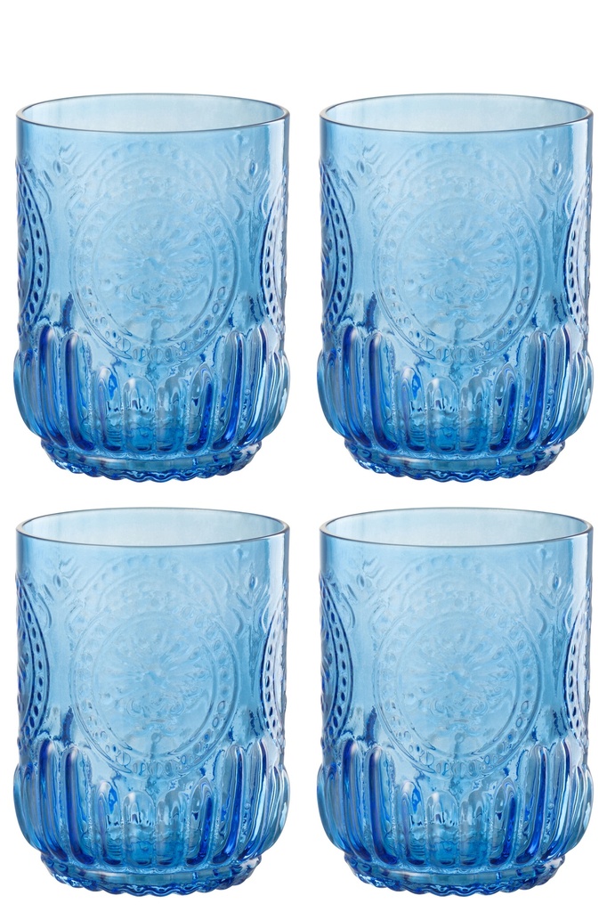 Coffret cadeau 4 verres à boire Maya