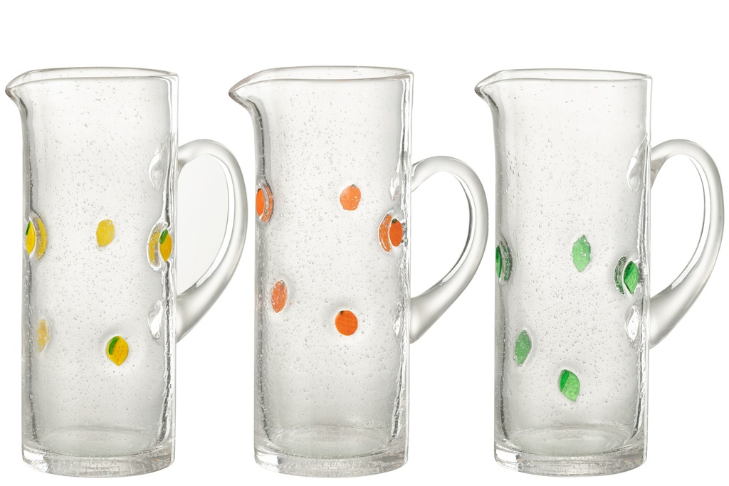 Carafe à mélange d'agrumes en verre