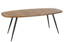 Table à manger ovale en teck recyclé
